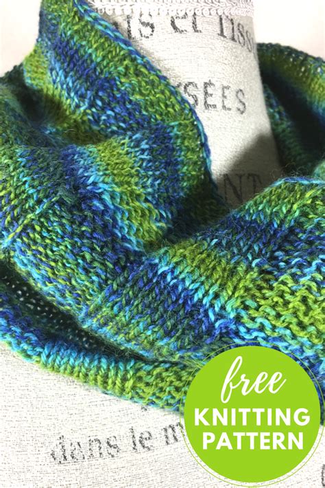 Get free knitted dishcloth patterns in a variety of colors! Sea Glass Cowl Free Knitting Pattern — Blog.NobleKnits