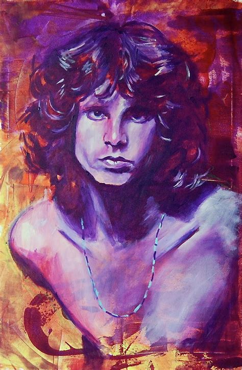 Jim Morrison Painting By Alejandro Castanon Fine Art America