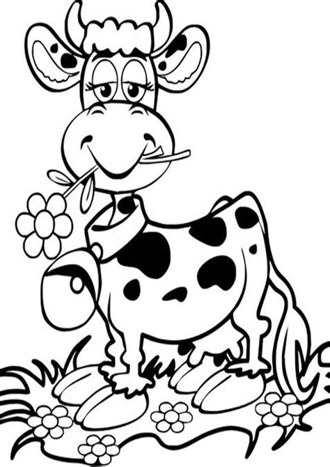 Free And Easy To Print Cow Coloring Pages Cow Coloring