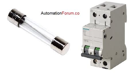 Difference Between Fuses And Circuit Breakers Instrumentation And