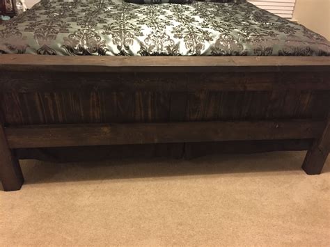 Hand Made Solid Wood Bed Frame Super Solid And Sturdy Handmade By
