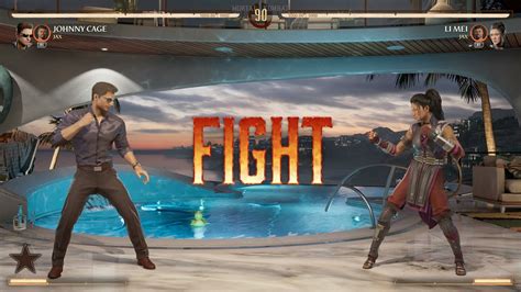Mortal Kombat Johnny Cage Vs Li Mei Full Fight Ps Youtube
