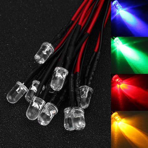 Laser Ultra Bright 5mm Flash Rgb White Red Blue Green Yellow Led Diodes