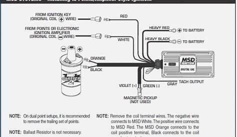 wiring diagram for msd ignition