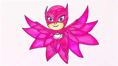 Cuteeasy Owlette Pj Masks Drawing How To Draw Owlette From Pj Masks