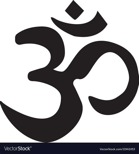 If Hinduism Symbol Royalty Free Vector Image Vectorstock