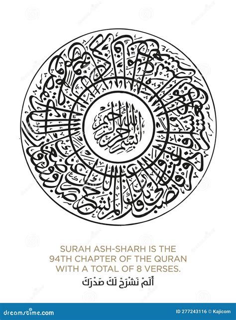 Verse From The Quran Translation Surah Ash Sharh Is The 94th Chapter Of