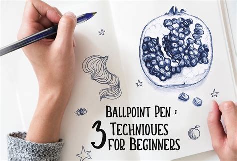 Ballpoint Pen 3 Techniques For Beginners Enroll In My Class And Get