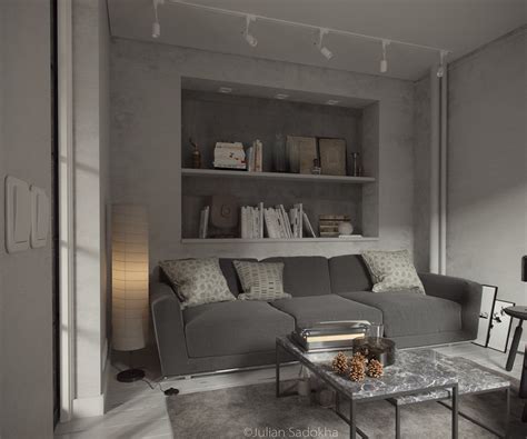 Living room with grey color theme tend to reflect super bright and sensual ambiance and most often has a super modern and distinctive appearance. A Cool Grey Interior for a Free Spirit