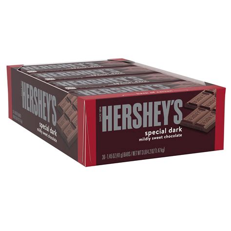 Hersheys Special Dark Mildly Sweet Chocolate Candy Individually