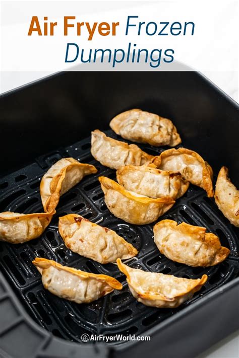 frozen air fryer potstickers dumplings gyoza cook dumpling