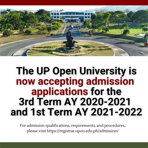 Up Open University Is Now Accepting Admission Applications For The 3rd