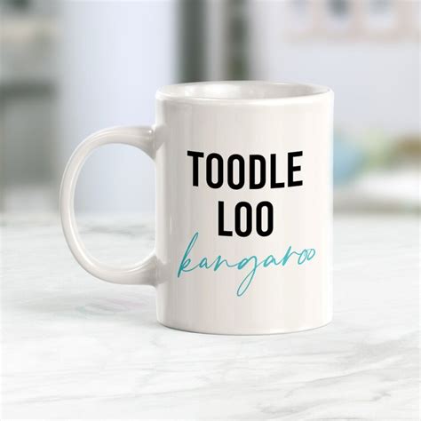 Trinx Toodle Loo Kangaroo Plastic Coffee Mug Wayfair