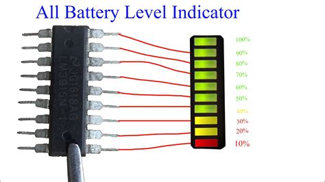 Make All Battery Level Indicator Electronic Project Youtube