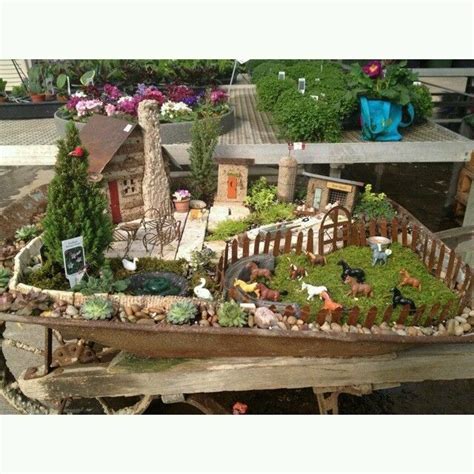 Pin By Janie Hardy Grissom On Fairy Farm Scene Grdns Fairy Garden