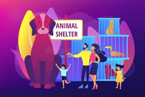 Animal Shelter Concept Vector Illustration Stock Vector Illustration
