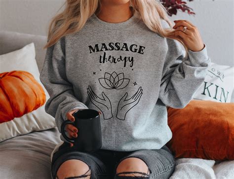 Massage Therapist Sweatshirt Massage Therapy Sweater Massage Etsy Uk