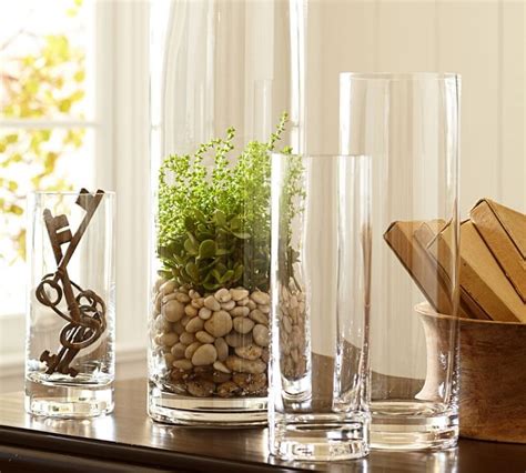 Large Glass Vase Clear Glass Vases Cut Glass Ideas Florero Home Crafts Diy Home Decor Room