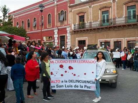 Marchan Para Exigir Seguridad En San Luis De La Paz