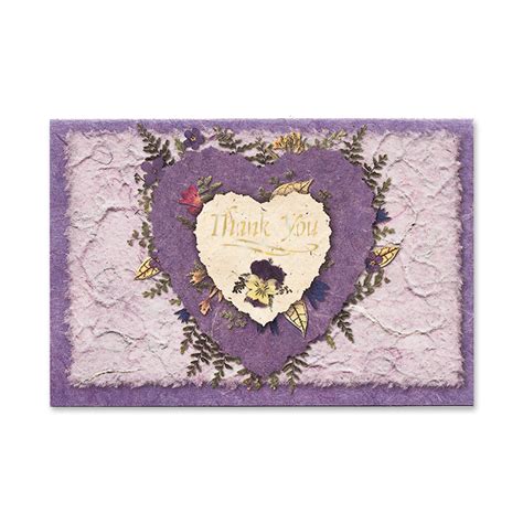 Birch Heart Thank You Cards Creative Graphics Floral Ts