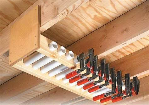 How about creating a suspended, sliding storage system where you could keep all your tools and other goodies? Small Garage Storage Ideas Best Of Beautiful Diy Garage ...