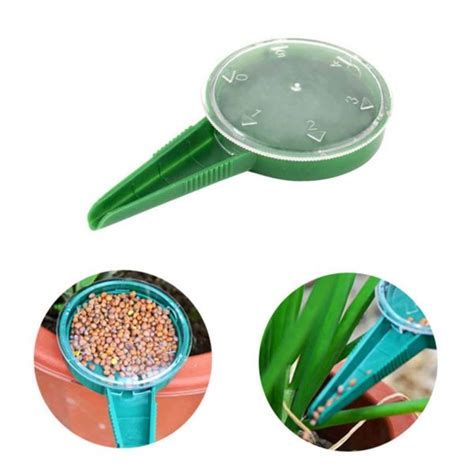 Plant Seed Sower Adjustable 5 File Planter Hand Held Flower Grass