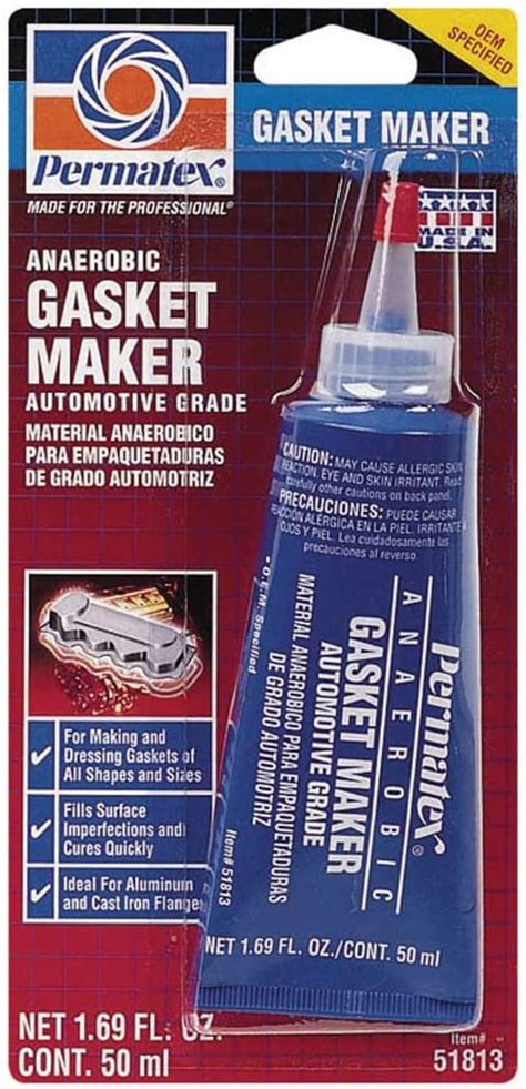 Amazon Com Permatex Anaerobic Gasket Maker Ml Tube Red Packaging May Vary