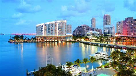 Free Download Miami Florida City Beach Ocean Sea 4000x2250 Wallpaper