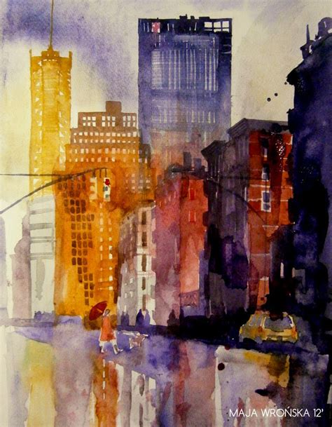 Liam Thinks Vibrant Watercolor Paintings Of World Famous Landmarks
