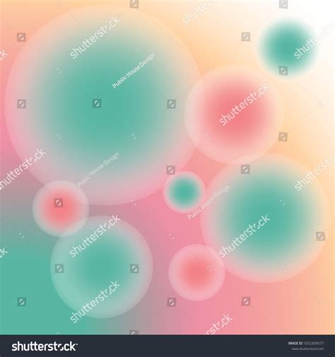 Glowing Circular Orbs On Gradient Background Stock Vector Royalty Free