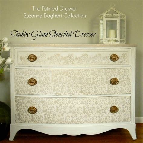 Stenciling Painted Furniture