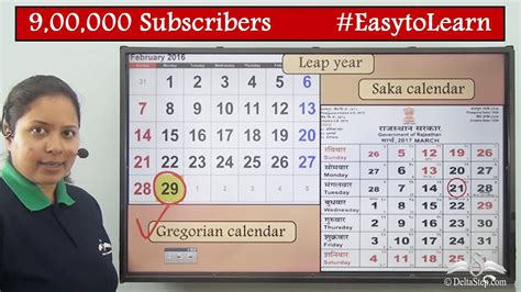 Gregorian And Saka Calendar Difference Almanac Class 4 Cbse