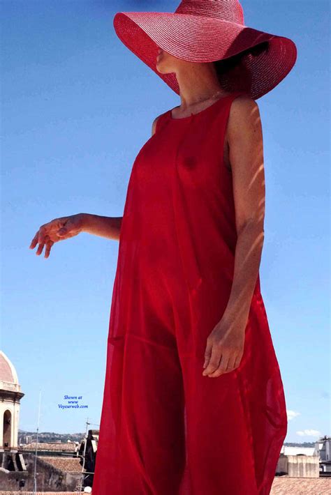 Red Roof Dress February 2019 Voyeur Web