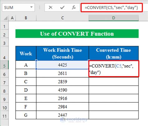 Convert Seconds To Hours And Minutes In Excel 4 Easy Methods