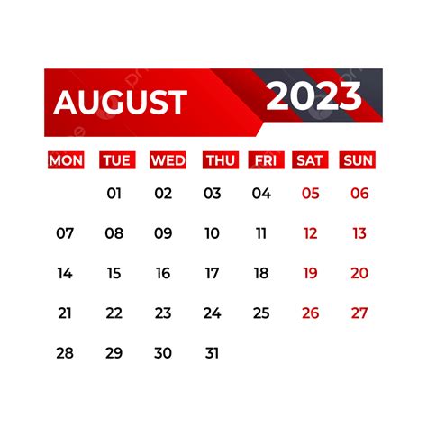 Gambar Desain Kalender 2023 Agustus Kalender 2023 Agustus 2023