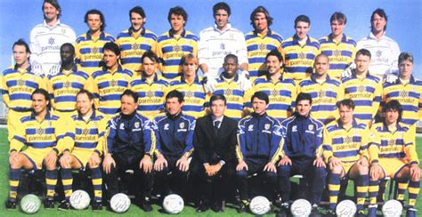 The compact squad overview with all players and data in the season 98/99. Parmafans: Archivio storico stagione 1998-1999