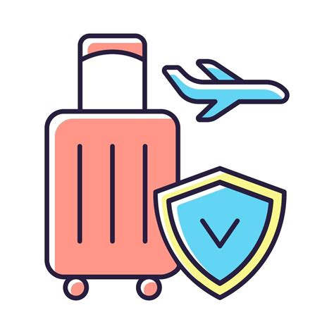 Travel Insurance Rgb Color Icon 2212995 Vector Art At Vecteezy