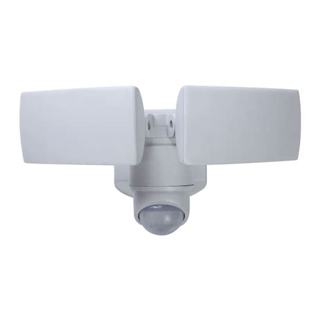 Utilitech 180 Degree 1100 Lumen White Hardwired Led Outdoor Motion