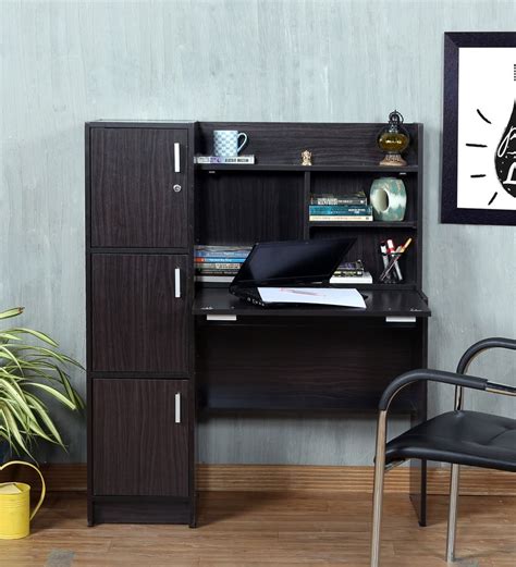 Get spoilt for choices of study tables. Buy Omura Study Table with Cabinets in Wenge Finish by Mintwud Online - Modern Study Tables ...