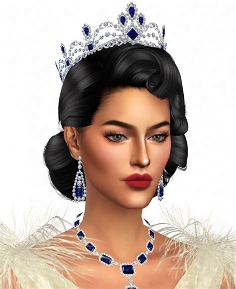 Queen Sapphire Set P At Mssims Sims 4 Updates