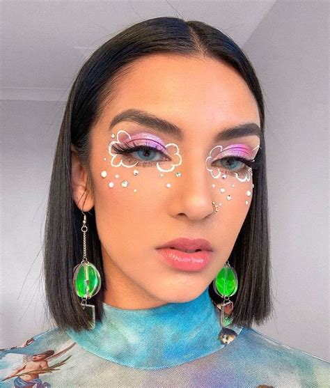 Rowi Singh⚡️🌻 On Instagram Rhinestone Makeup Aesthetic Makeup