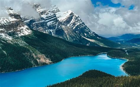 Descargar Peyto Lake 4k Verano Parque Nacional De Banff Monumentos