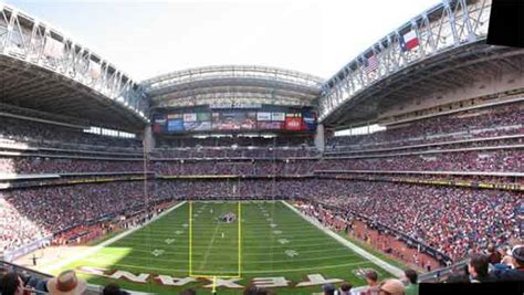 Nrg Stadium Formerly Reliant Stadium Seating Chart Row And Seat Numbers