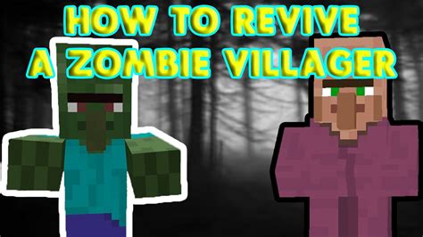 They are a variant of zombies that players can cure into normal villagers using golden apples and the potion of weakness. HOW TO REVIVE A ZOMBIE VILLAGER IN MINECRAFT! - YouTube