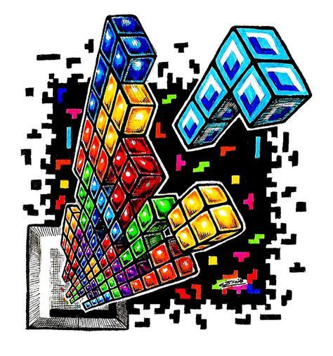22 Best Tetris Art Images In 2015 Best Games Deviantart Drawings