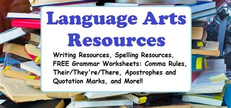 Language Arts Resources Homeschool Den