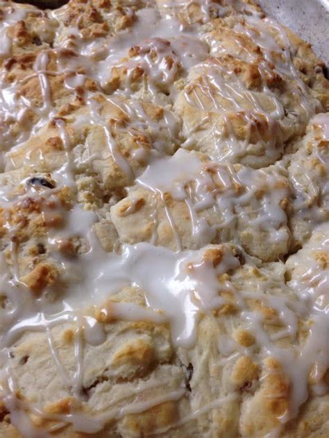 Glazed Cinnamon Raisin Biscuits Recipe By Sherryrandall The Leftover