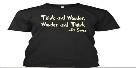 Think And Wonder Wonder And Think Dr Seuss Teacher By Vinyldeal