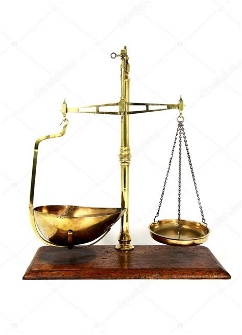 Antique Brass Scale Antique Brass Scale — Stock Photo © Serendipity