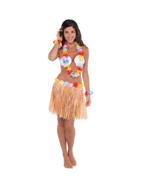 Hula Skirt Kit Costume Wholesale Luau Costumes For Women New